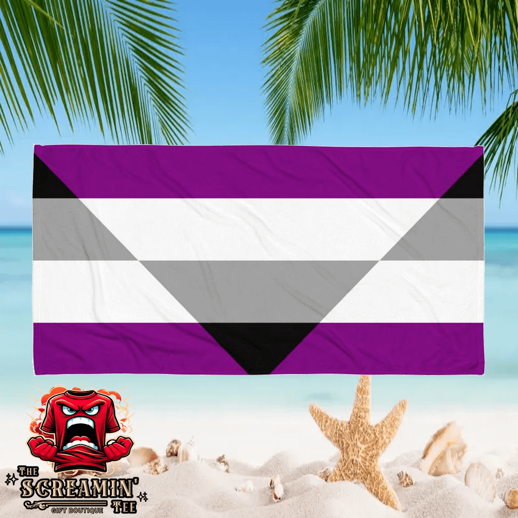 Aegosexual Pride Beach Towel