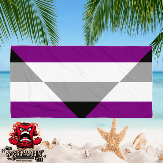 Aegosexual Pride Beach Towel