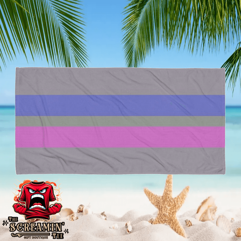 Androgynous Pride Beach Towel