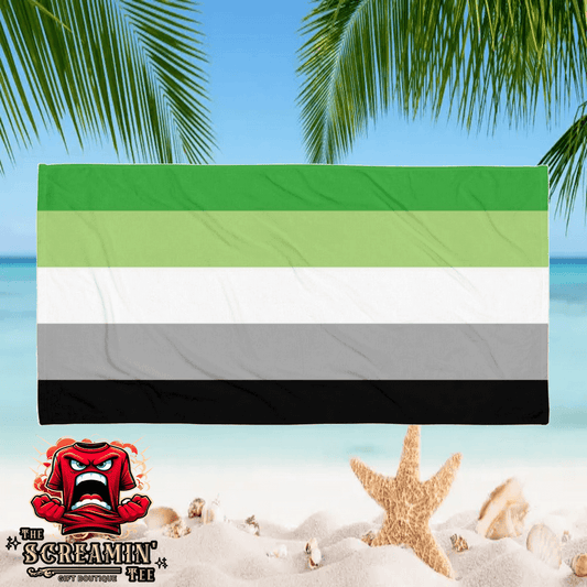 Aromantic Pride Beach Towel