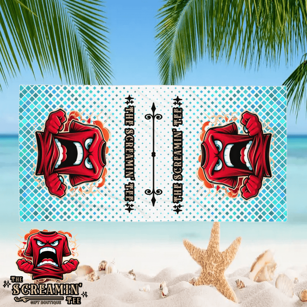 The Screamin' Tee Beach Towel | Lapis