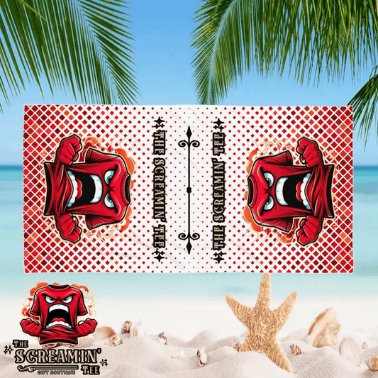The Screamin' Tee Beach Towel | Ruby