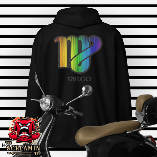 LGBTQ ZODIAC UNISEX ZIP HOODIE - VIRGO - The Screamin' Tee