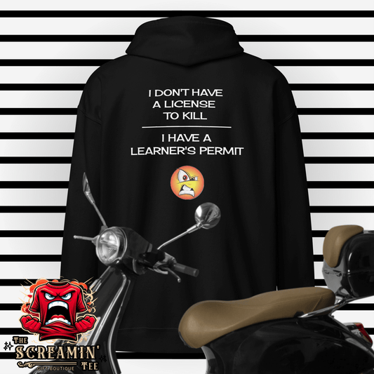 License Permit Zip Hoodie