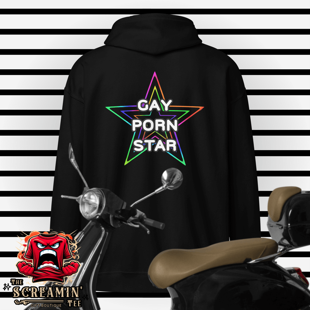 Gay Porn Star Zip Hoodie