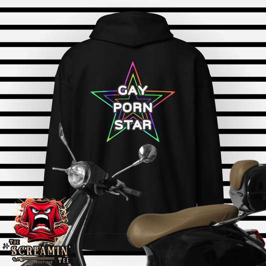 Gay Porn Star Zip Hoodie