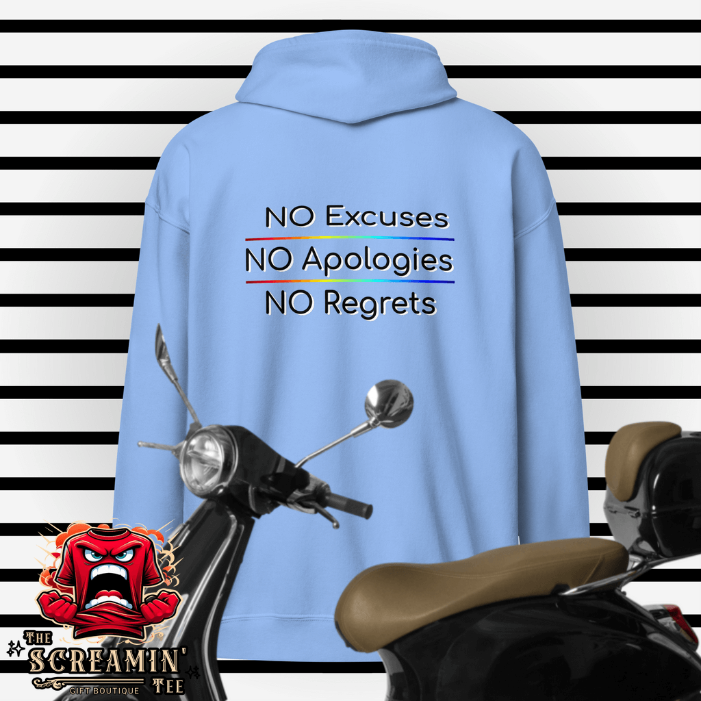 No Regrets Zip Hoodie