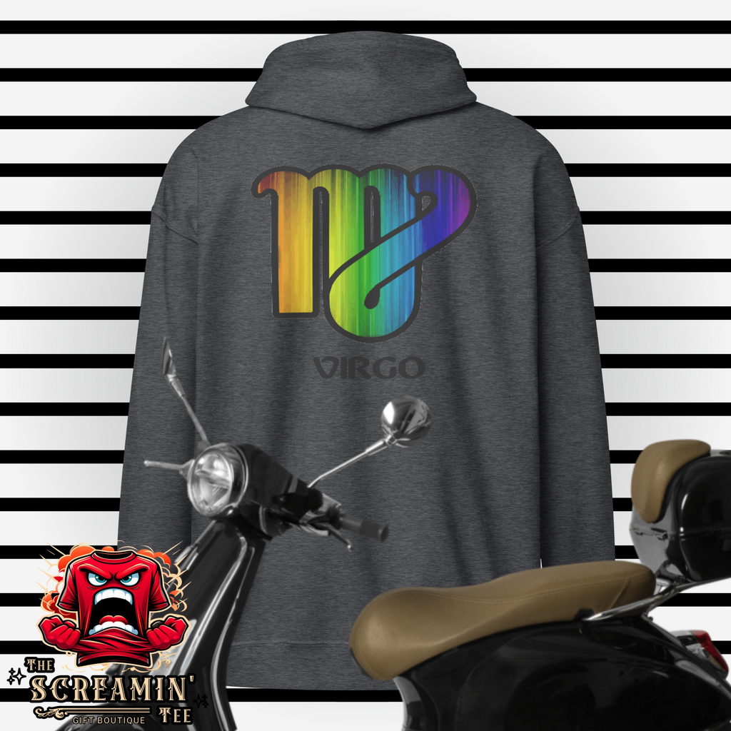 LGBTQ ZODIAC UNISEX ZIP HOODIE - VIRGO - The Screamin' Tee