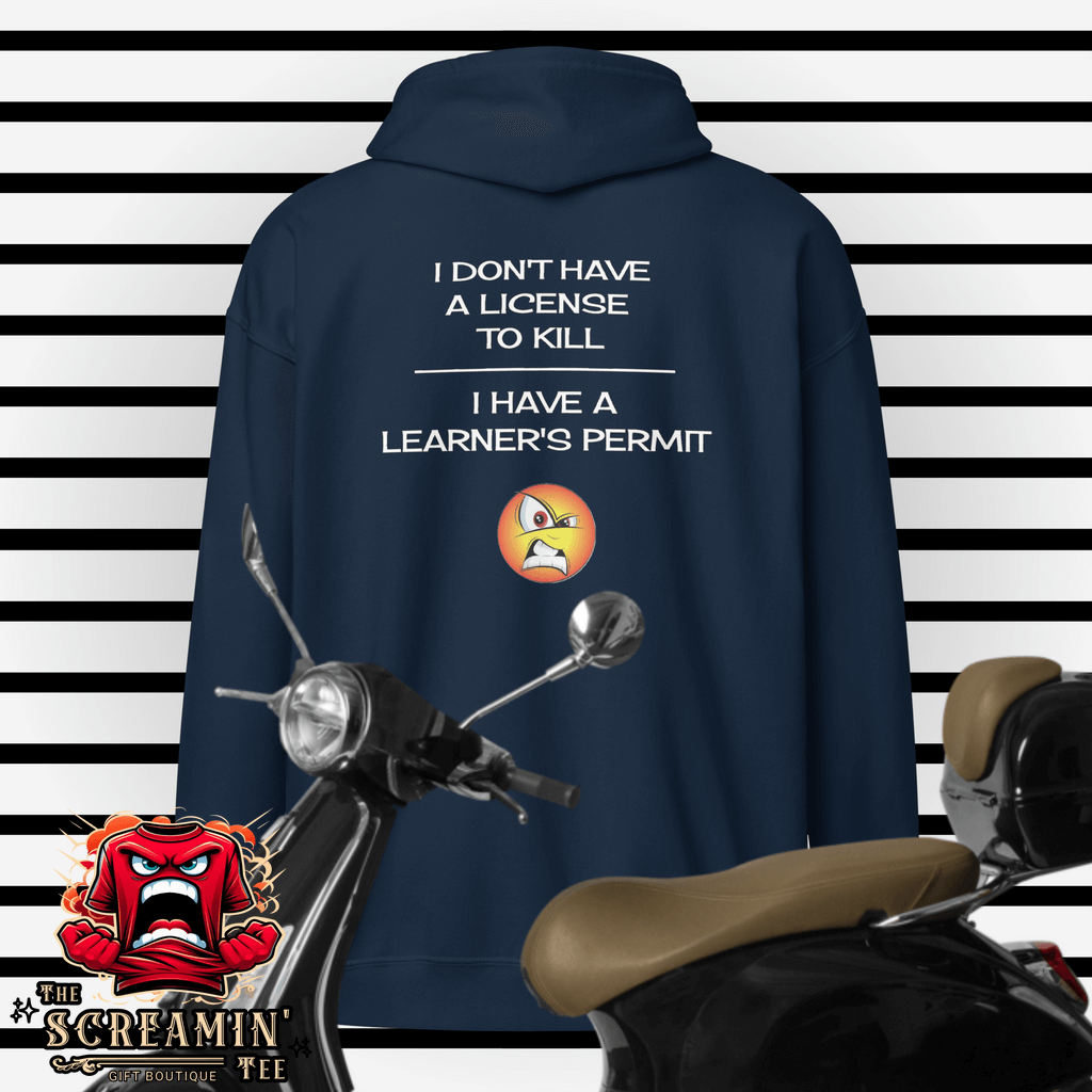 License Permit Zip Hoodie