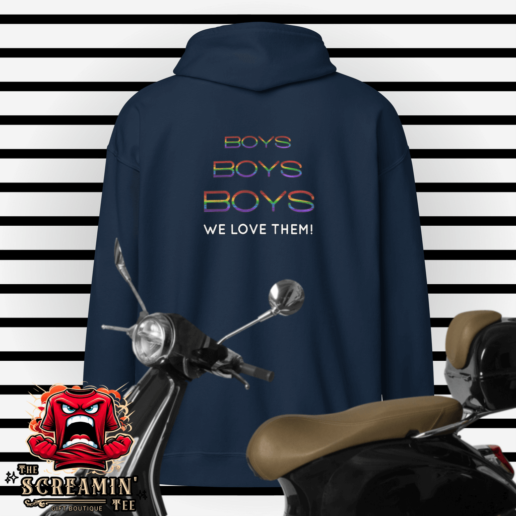 Boys Boys Boys Zip Hoodie