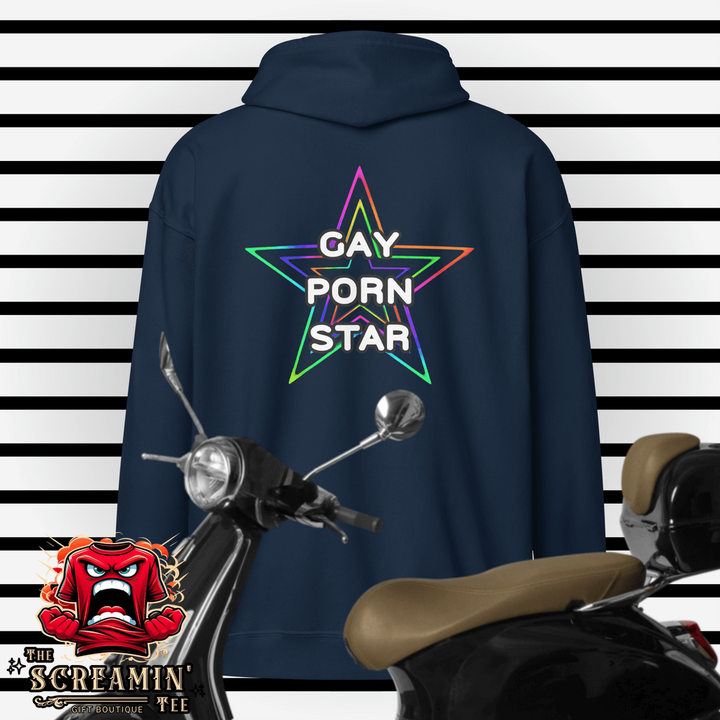 Gay Porn Star Zip Hoodie