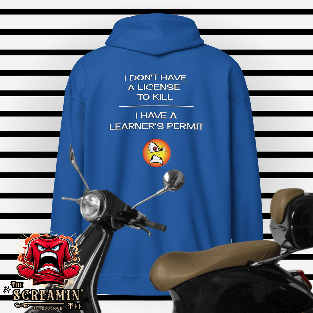 License Permit Zip Hoodie