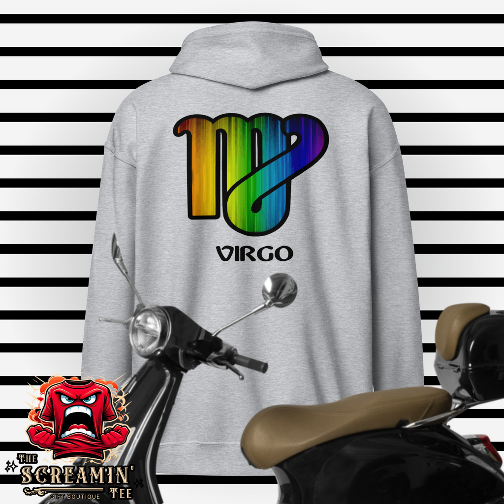 LGBTQ ZODIAC UNISEX ZIP HOODIE - VIRGO - The Screamin' Tee