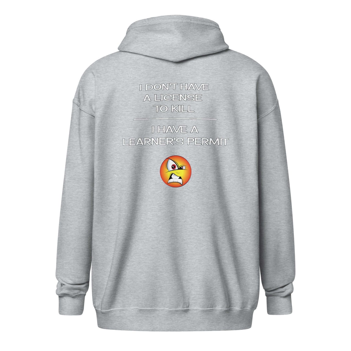 License Permit Zip Hoodie