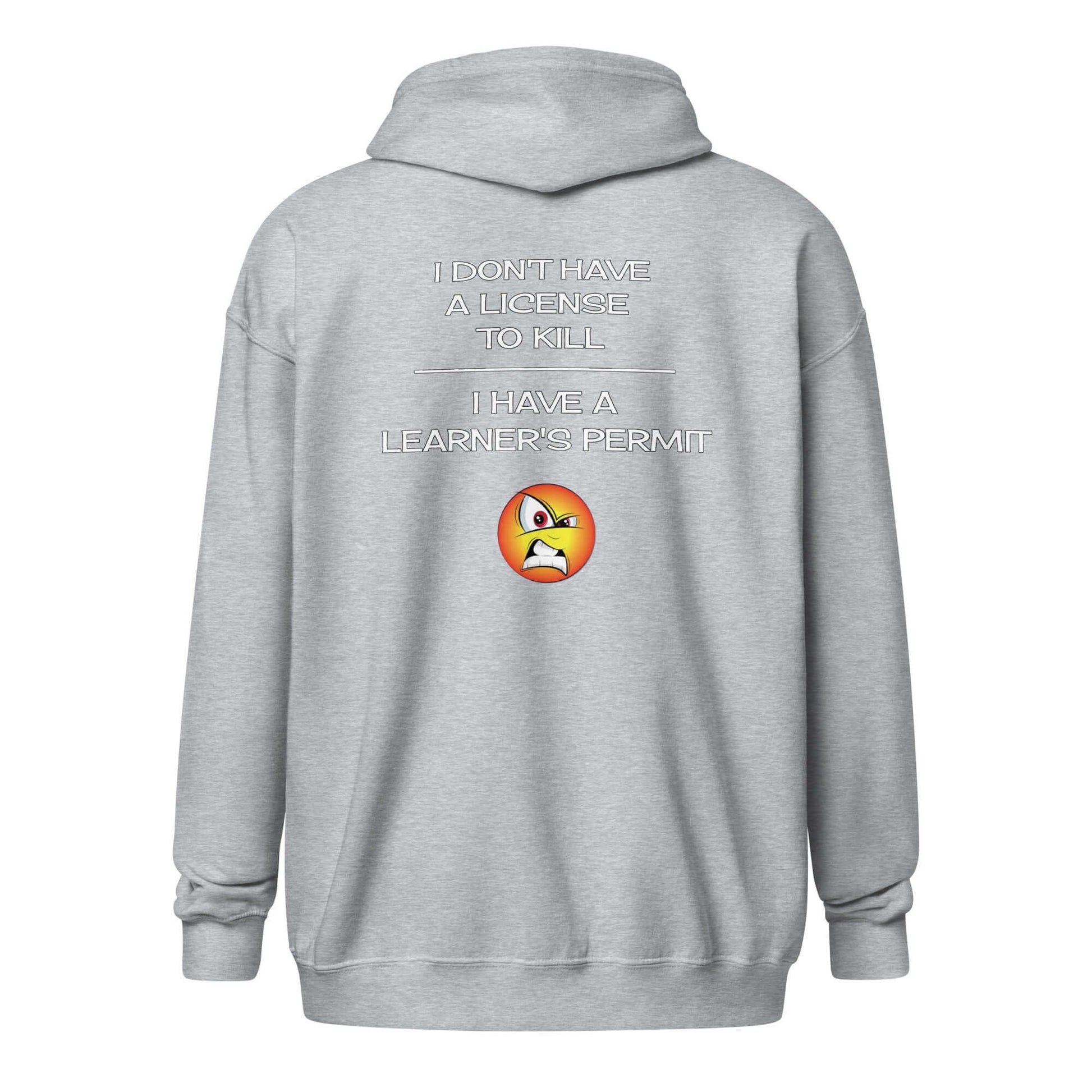 License Permit Zip Hoodie