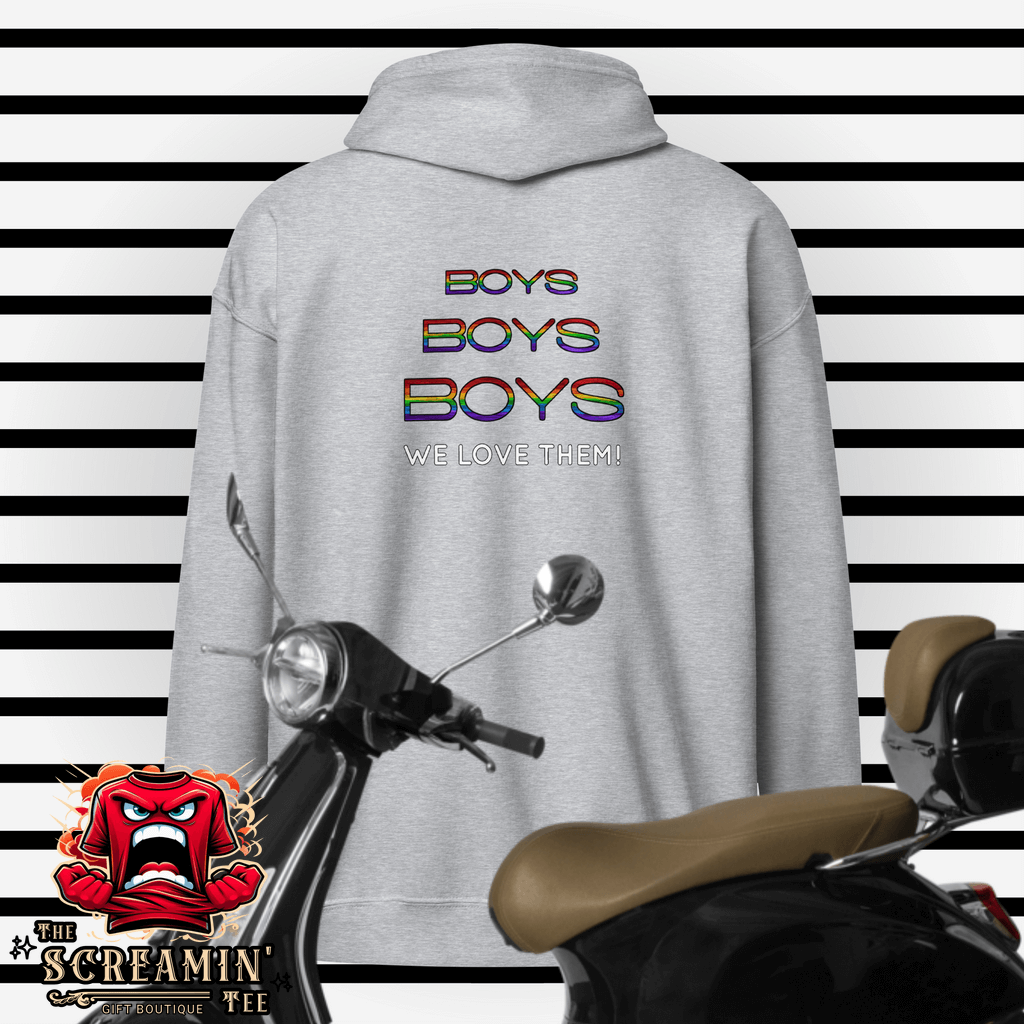 Boys Boys Boys Zip Hoodie