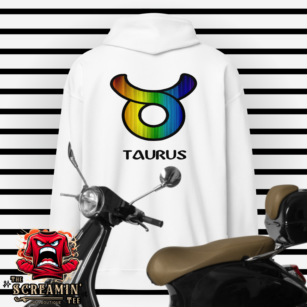 LGBTQ ZODIAC UNISEX ZIP HOODIE - TAURUS - The Screamin' Tee