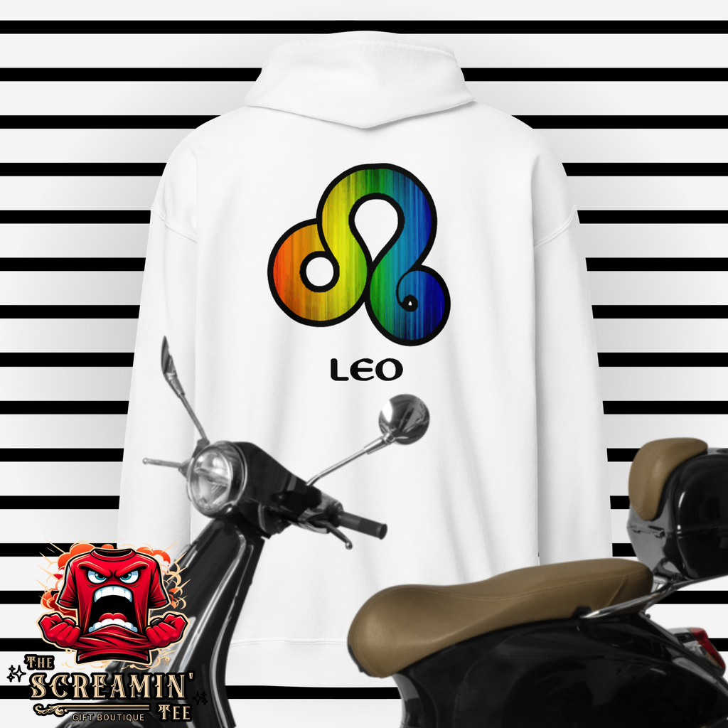 LGBTQ ZODIAC UNISEX ZIP HOODIE - LEO - The Screamin' Tee