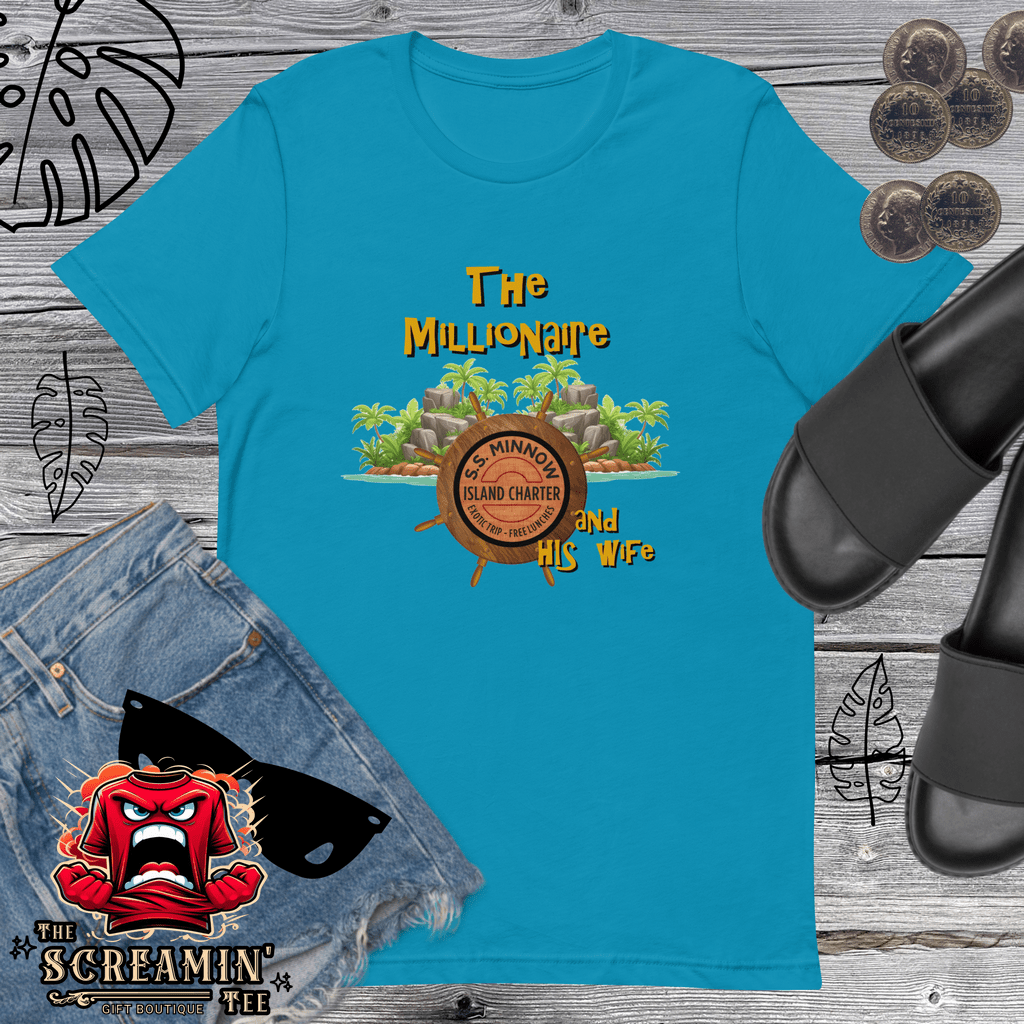 THE MILLIONAIRE/WIFE UNISEX TSHIRT - The Screamin' Tee