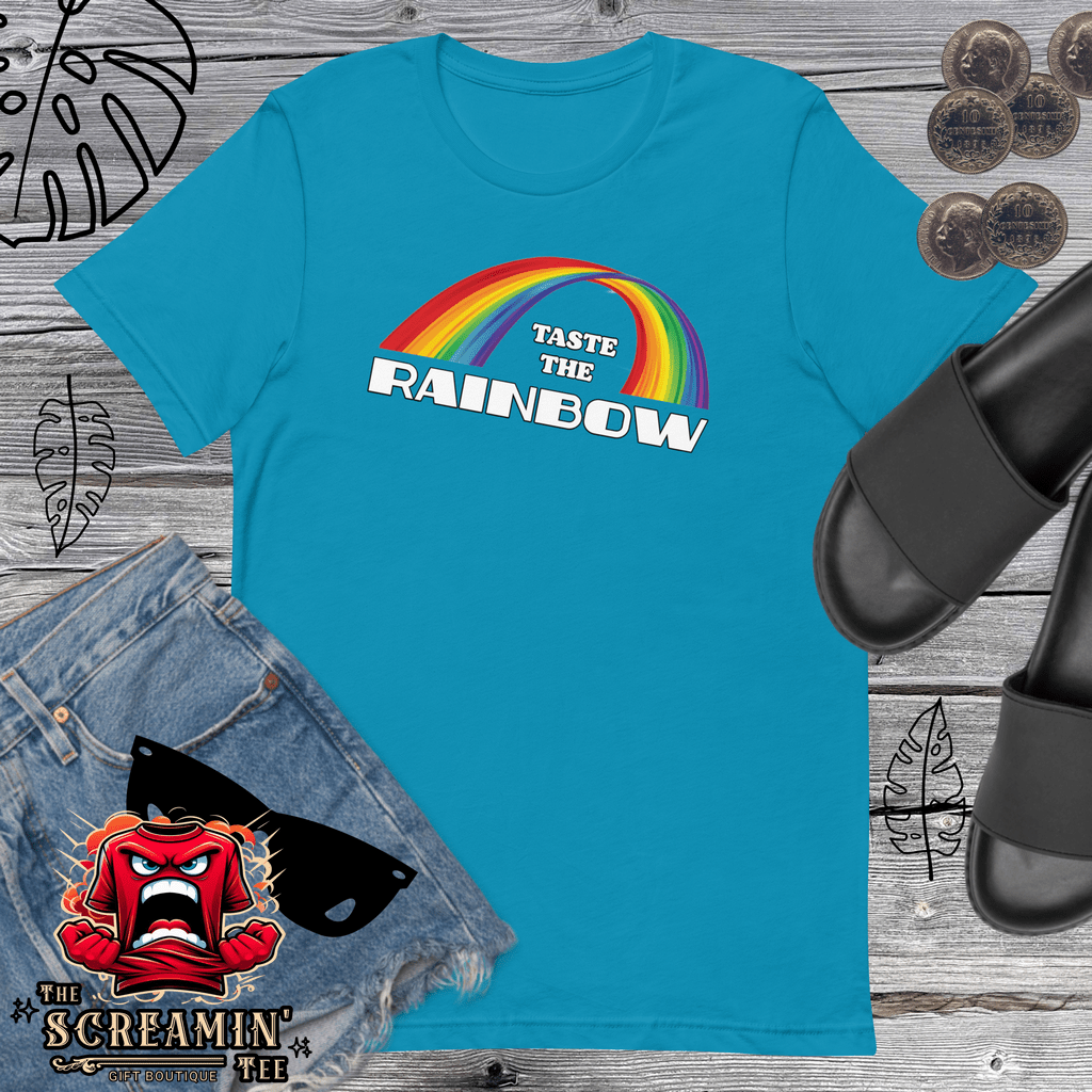 TASTE THE RAINBOW UNISEX TSHIRT - The Screamin' Tee