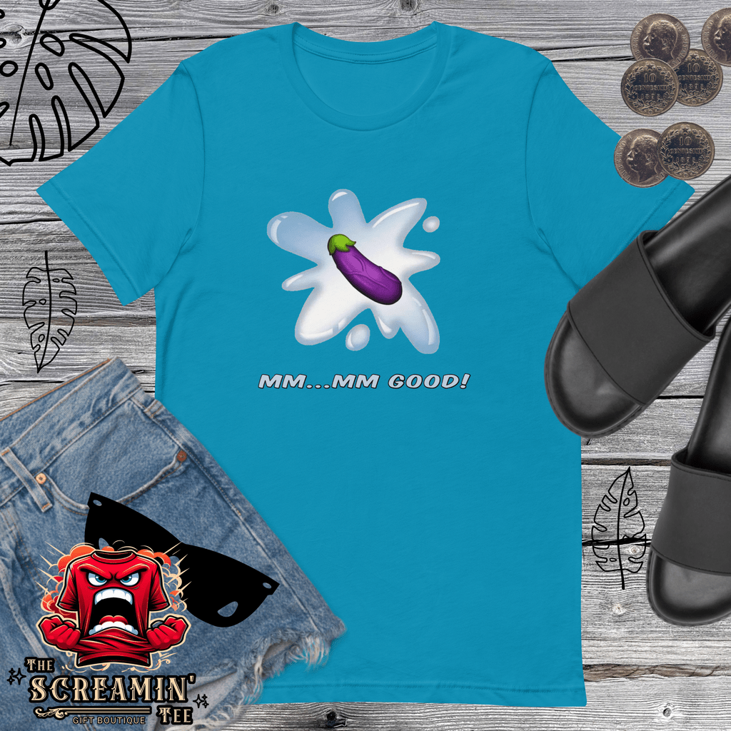 MM-MM-GOOD UNISEX TSHIRT - EGGPLANT - The Screamin' Tee