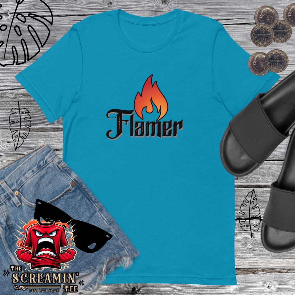 FLAMER UNISEX TSHIRT - The Screamin' Tee