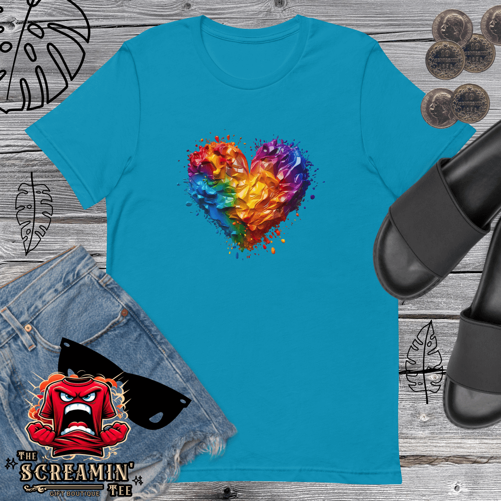 Acrylic Heart T-Shirt