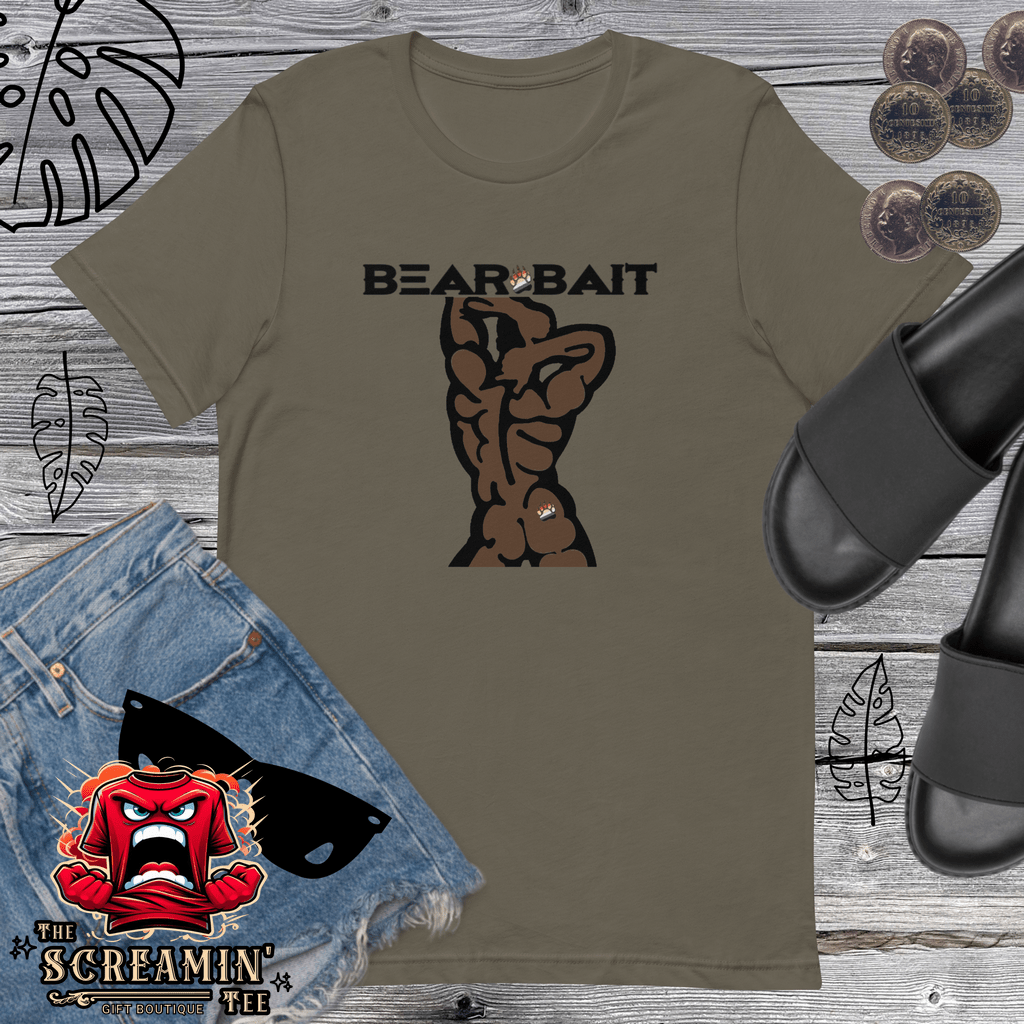 BEAR BAIT UNISEX TSHIRT - DARK TONE - The Screamin' Tee