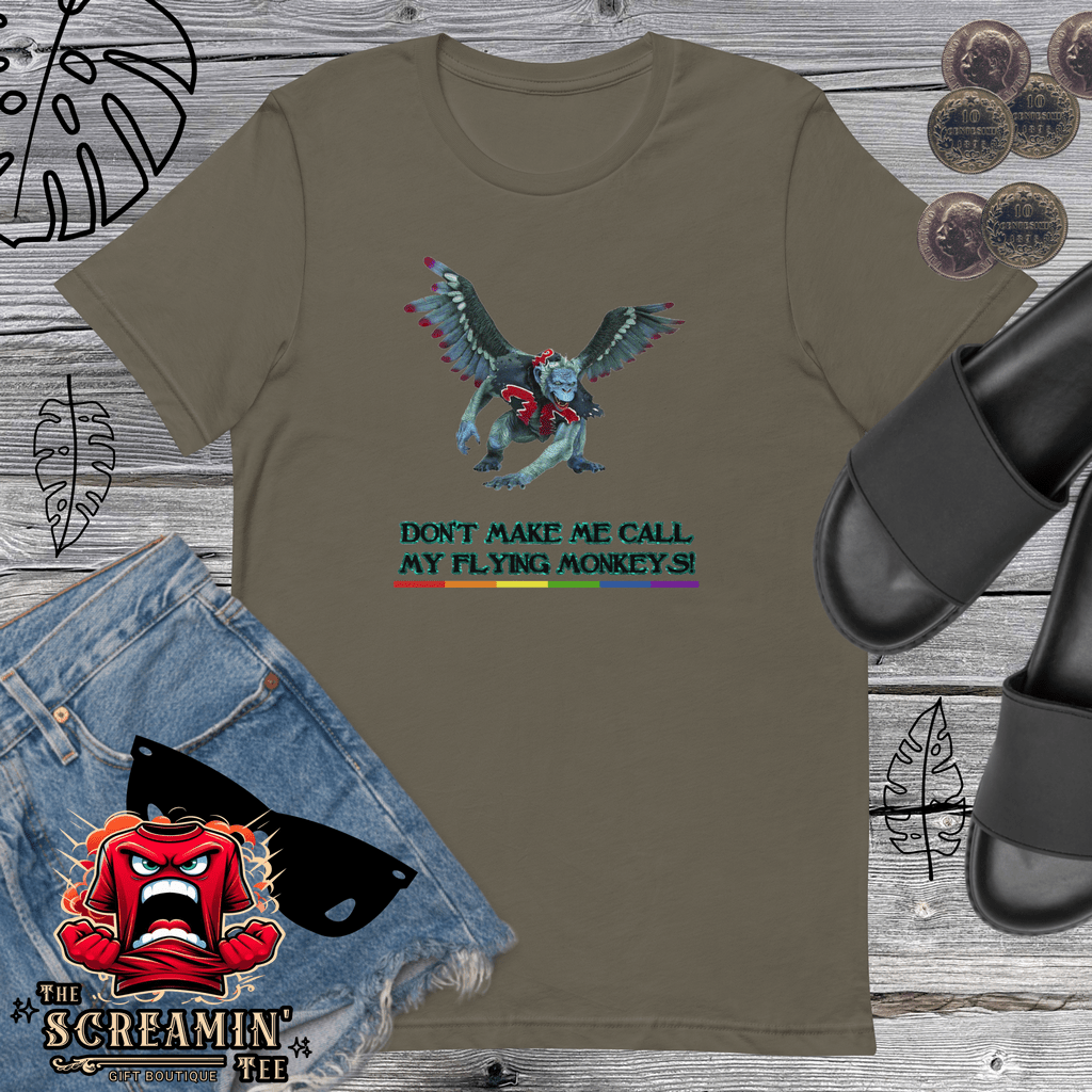 FLYING MONKEYS UNISEX TSHIRT - The Screamin' Tee