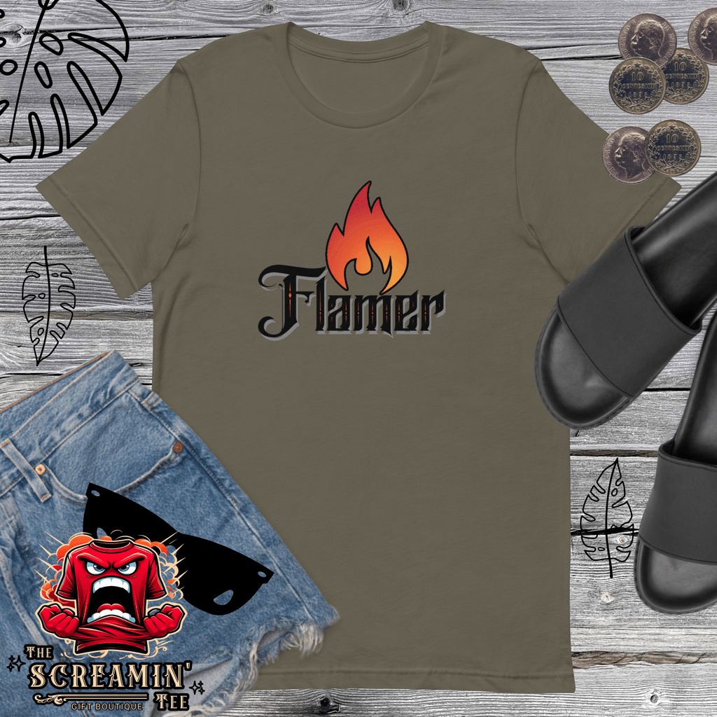 FLAMER UNISEX TSHIRT - The Screamin' Tee