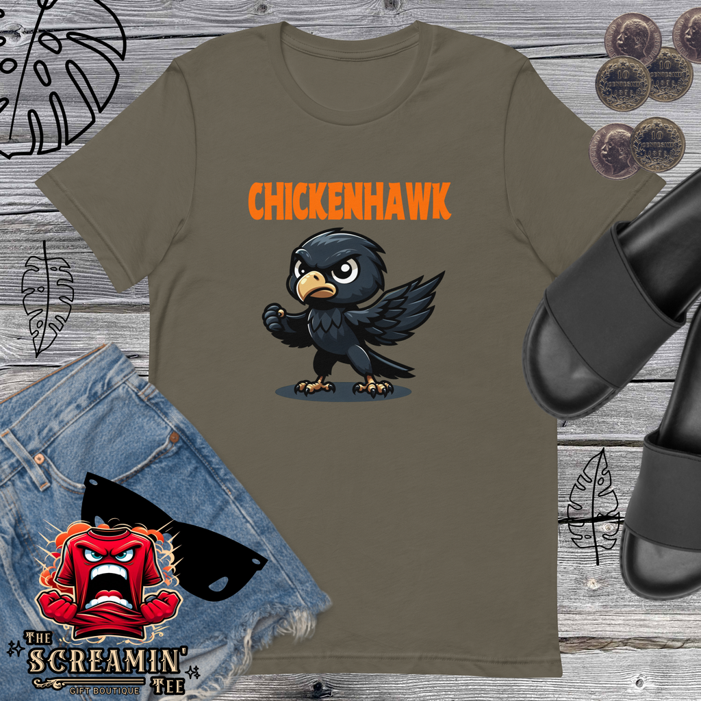 CHICKENHAWK UNISEX TSHIRT