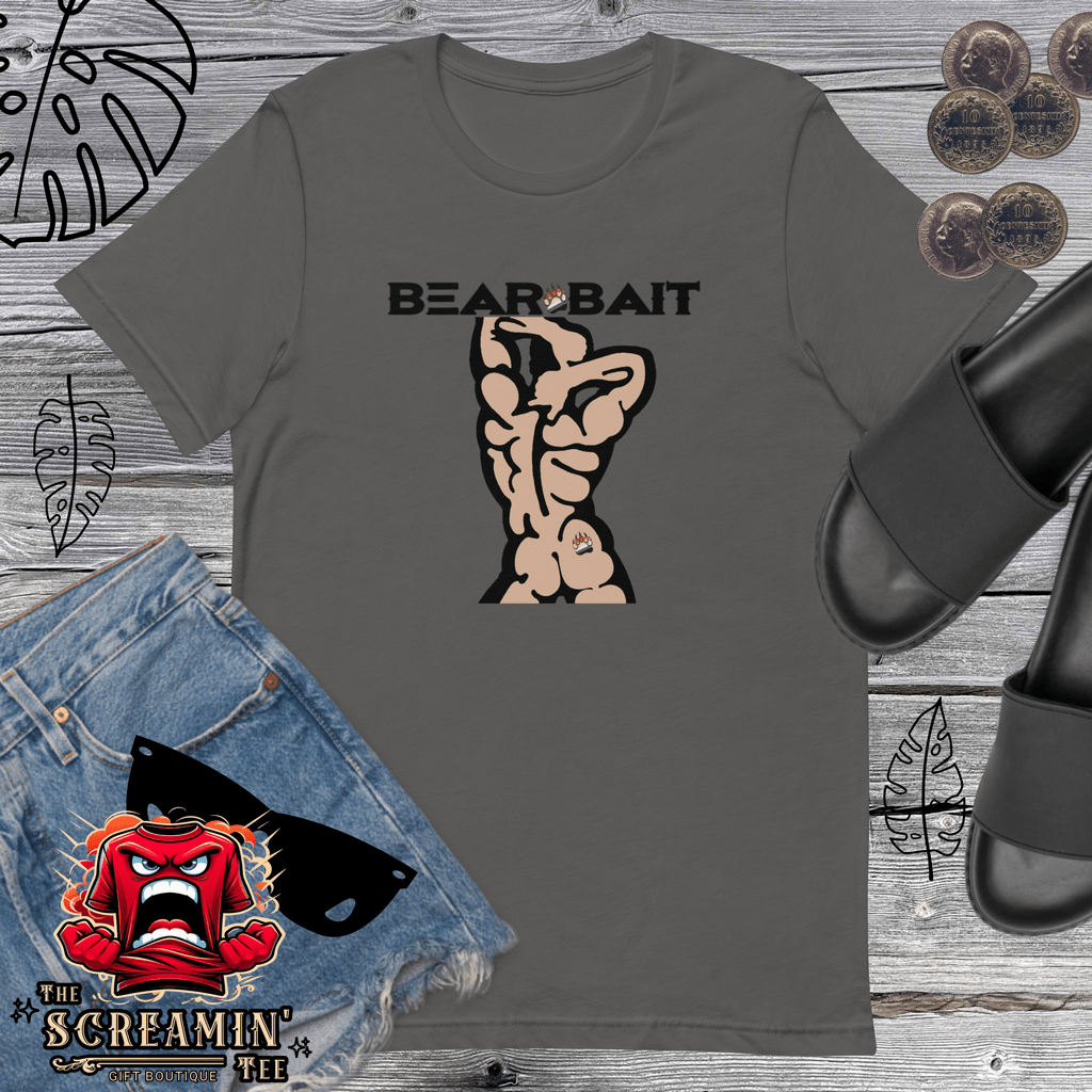 BEAR BAIT UNISEX TSHIRT - LIGHT TONE - The Screamin' Tee