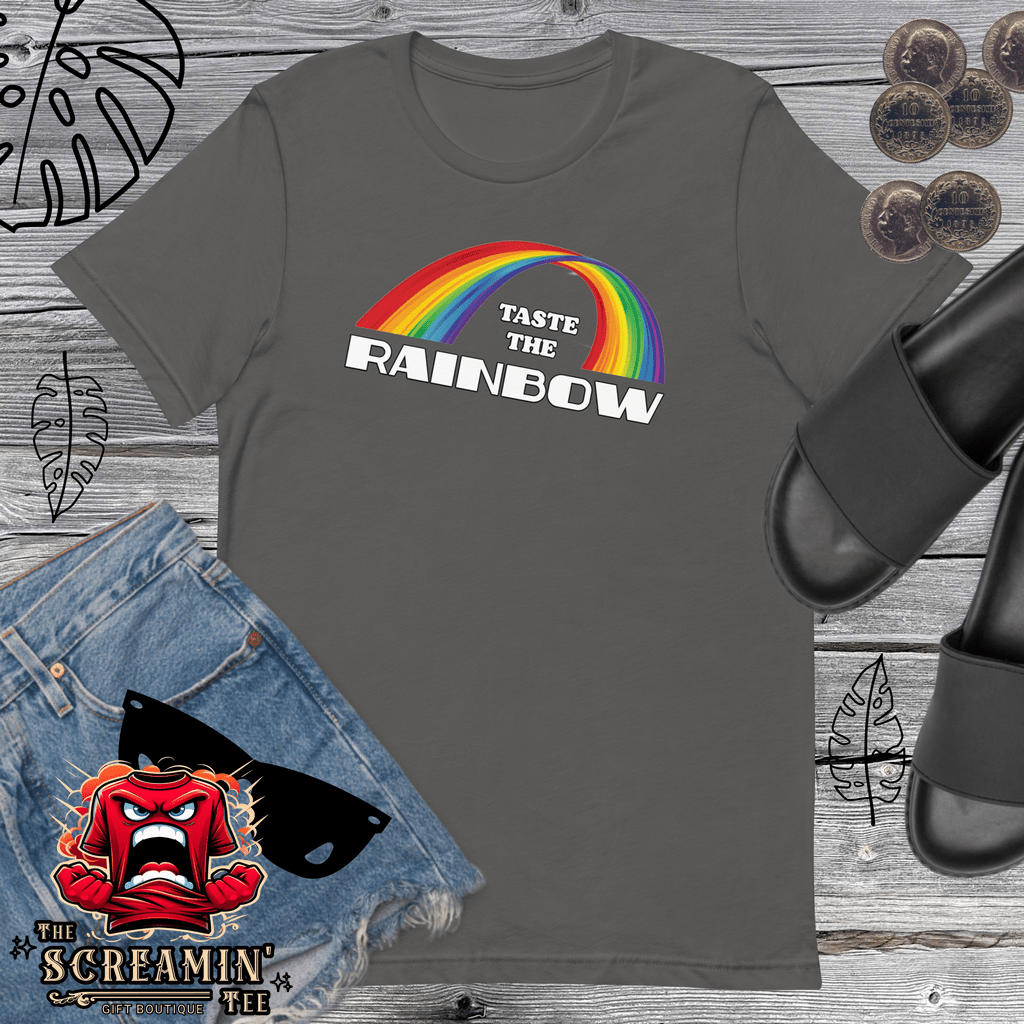 TASTE THE RAINBOW UNISEX TSHIRT - The Screamin' Tee