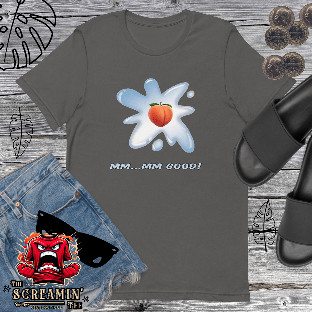 MM-MM-GOOD UNISEX TSHIRT - PEACH - The Screamin' Tee