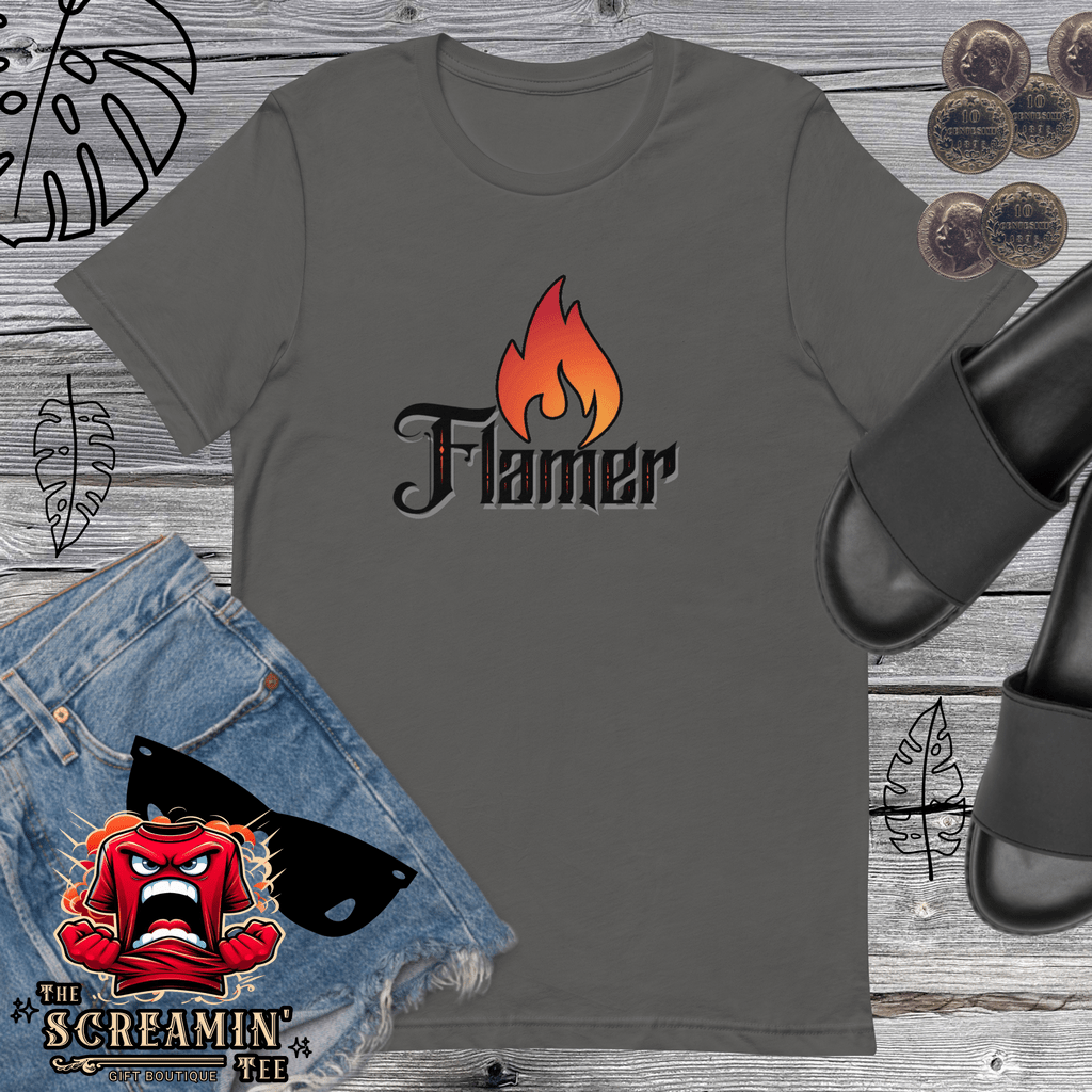 FLAMER UNISEX TSHIRT - The Screamin' Tee