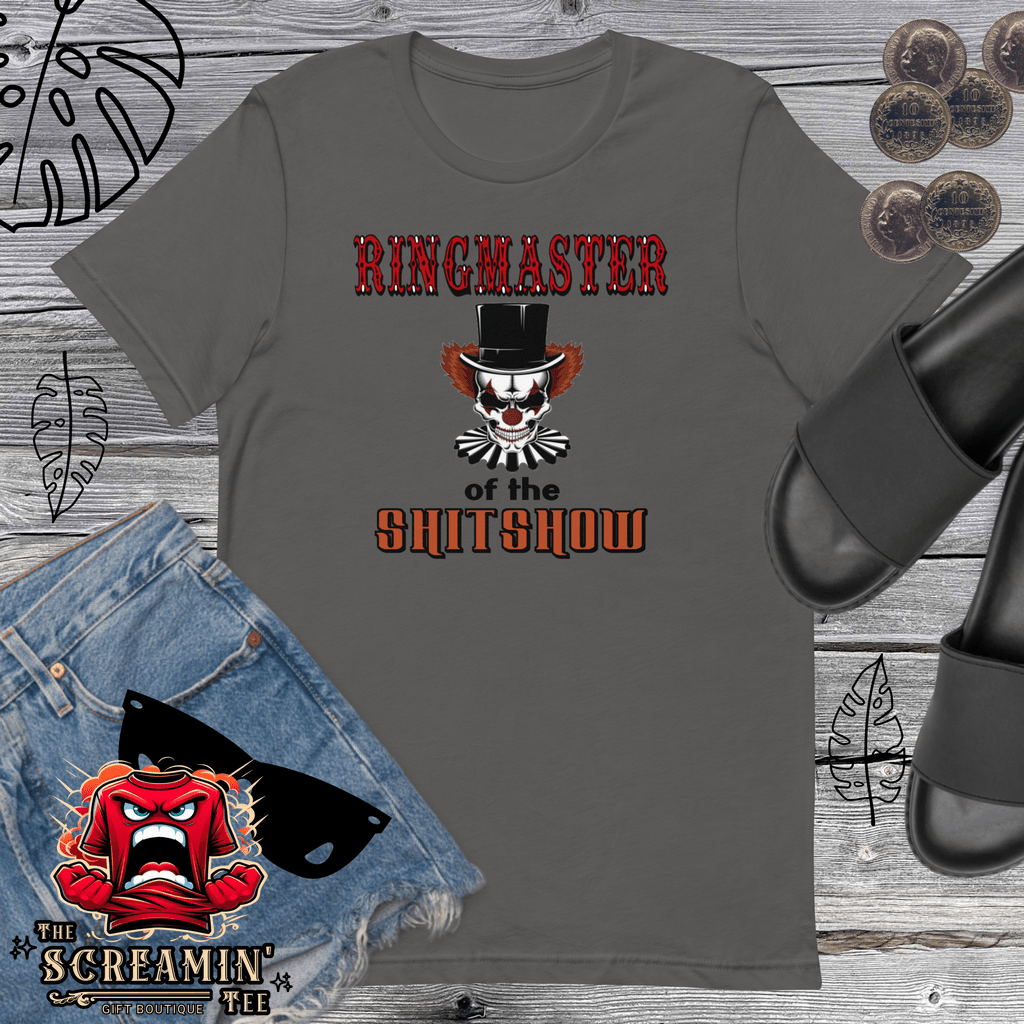 RINGMASTER MALE UNISEX TSHIRT - The Screamin' Tee