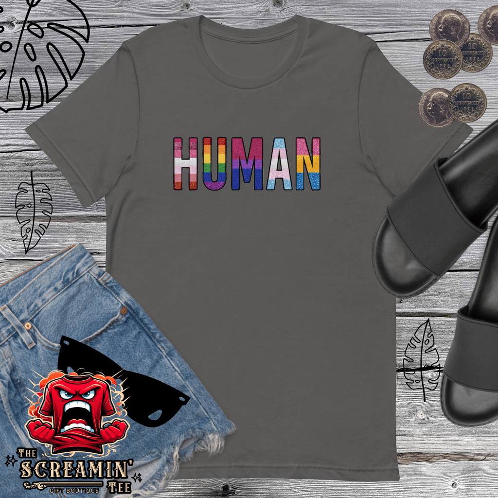 HUMAN UNISEX TSHIRT - The Screamin' Tee