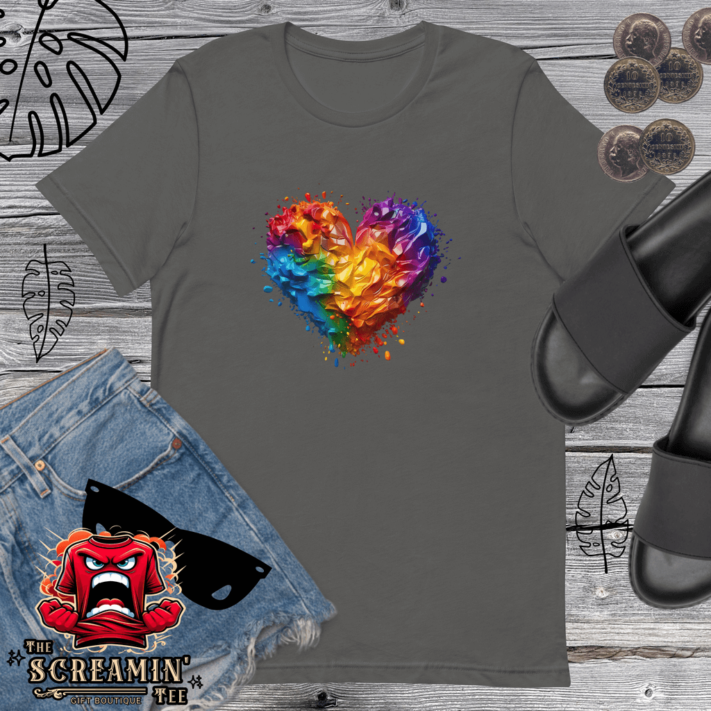 Acrylic Heart T-Shirt