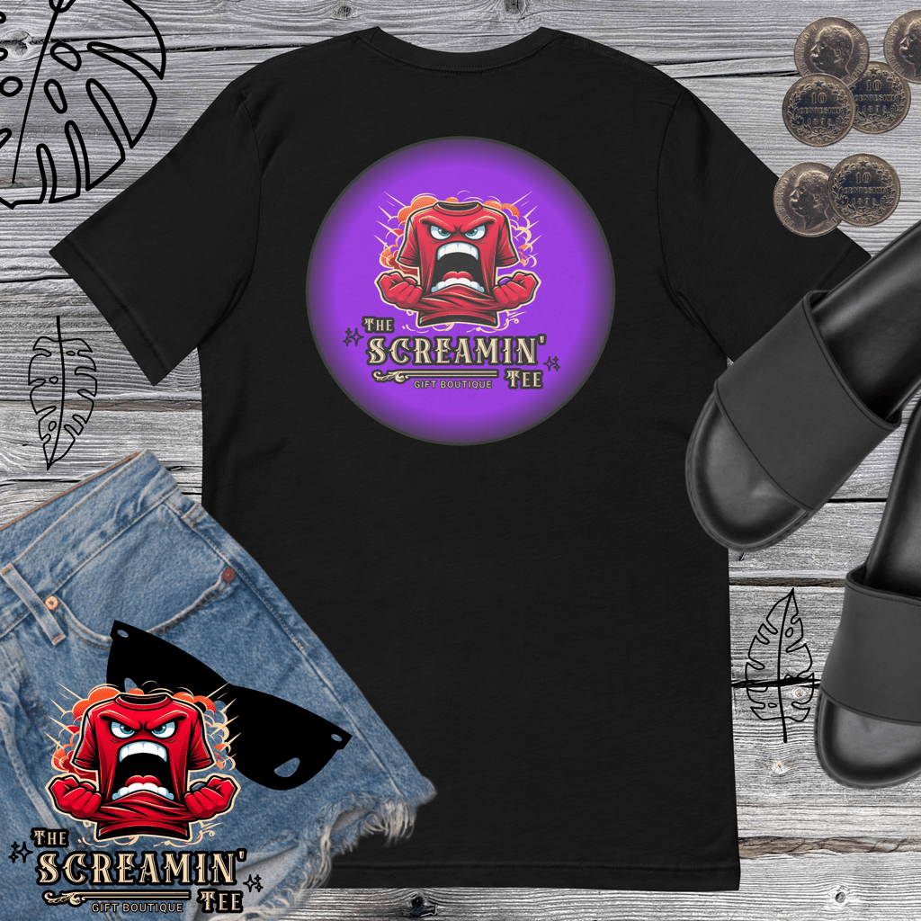 THE TSHIRT - TANZANITE LOGO - The Screamin' Tee