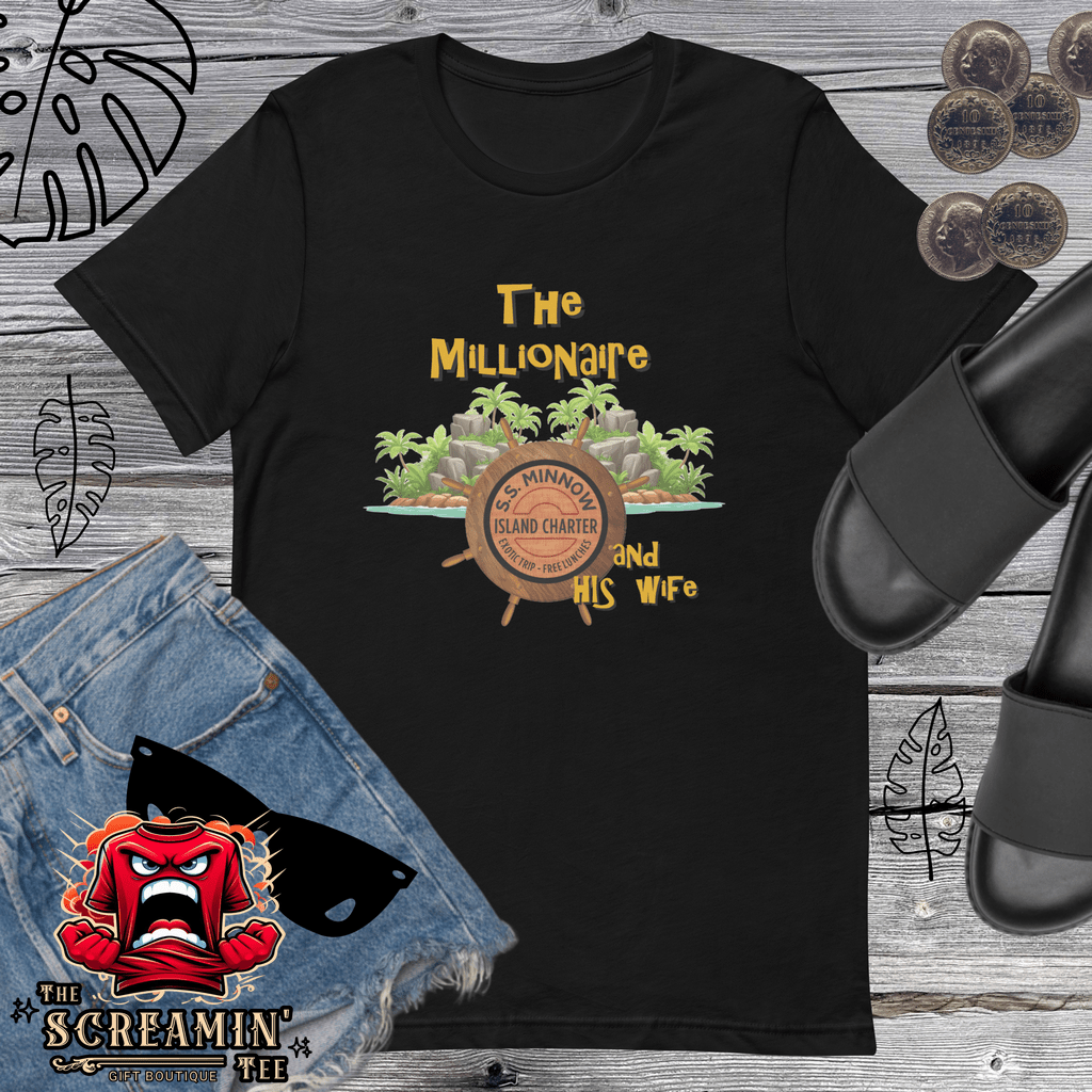 THE MILLIONAIRE/WIFE UNISEX TSHIRT - The Screamin' Tee