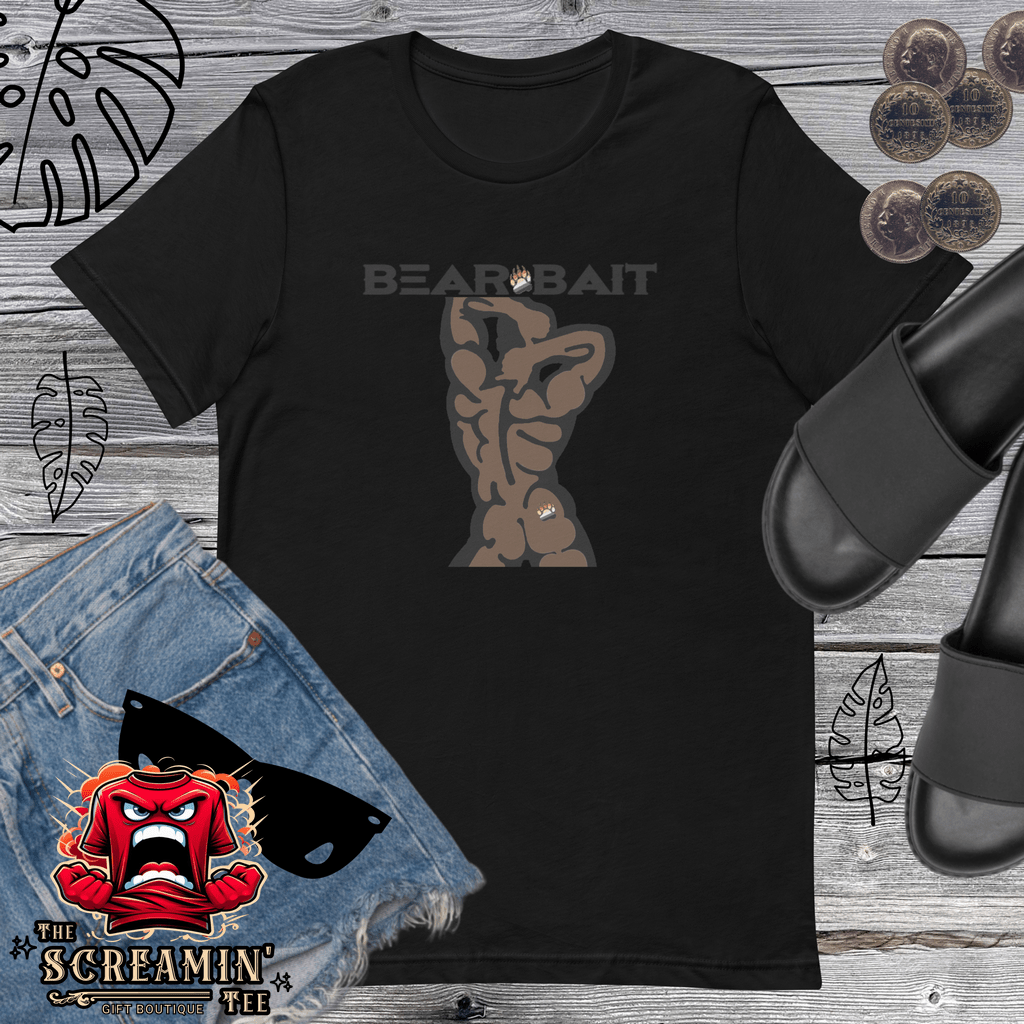 BEAR BAIT UNISEX TSHIRT - DARK TONE - The Screamin' Tee