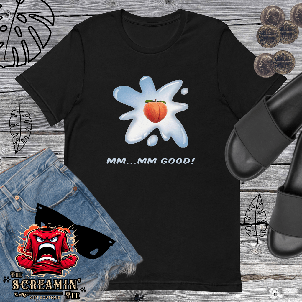 MM-MM-GOOD UNISEX TSHIRT - PEACH - The Screamin' Tee