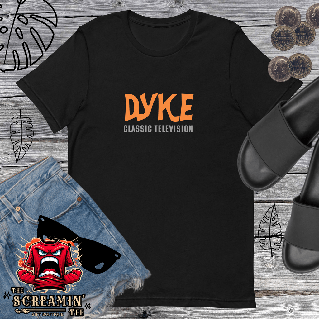 DYKE TV UNISEX TSHIRT