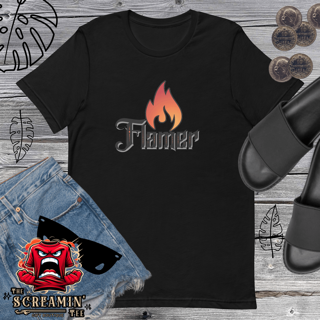 FLAMER UNISEX TSHIRT - The Screamin' Tee