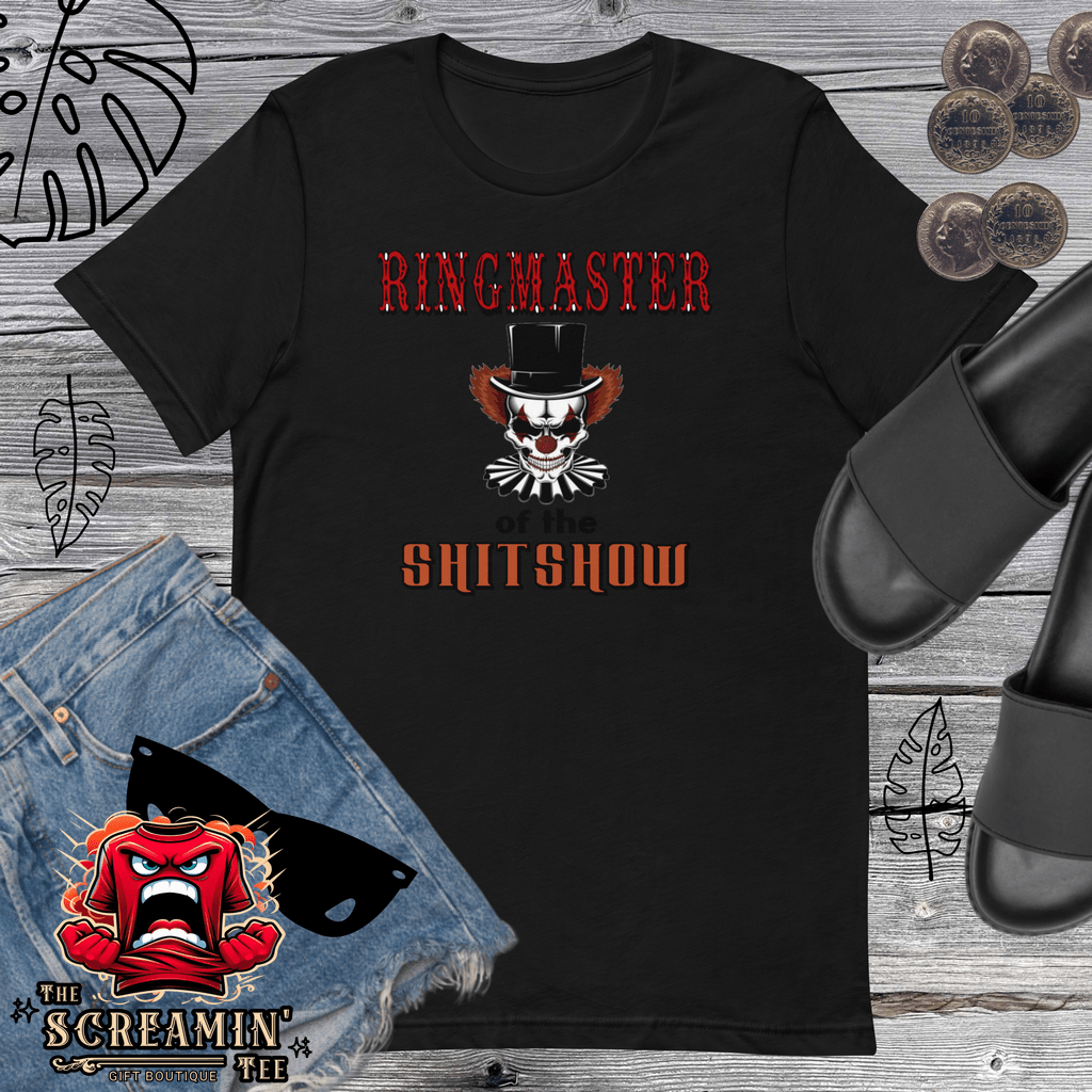 RINGMASTER MALE UNISEX TSHIRT - The Screamin' Tee