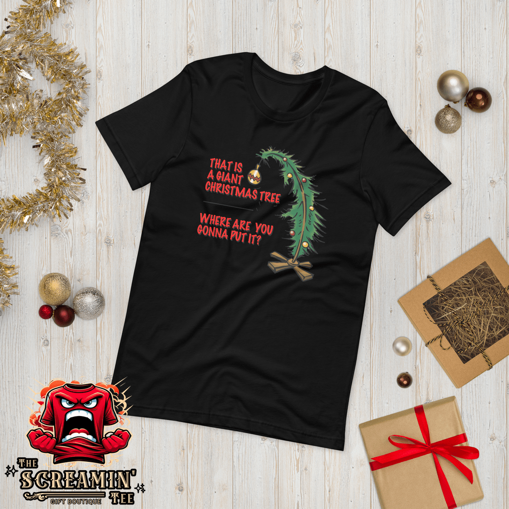 GIANT CHRISTMAS TREE UNISEX TSHIRT - The Screamin' Tee