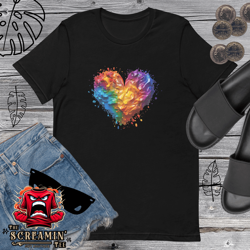 Acrylic Heart T-Shirt