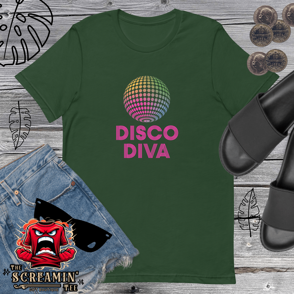 DISCO DIVA UNISEX TSHIRT - The Screamin' Tee