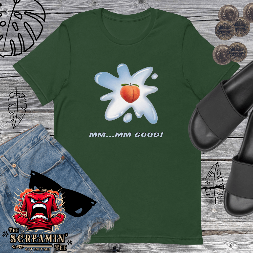 MM-MM-GOOD UNISEX TSHIRT - PEACH - The Screamin' Tee