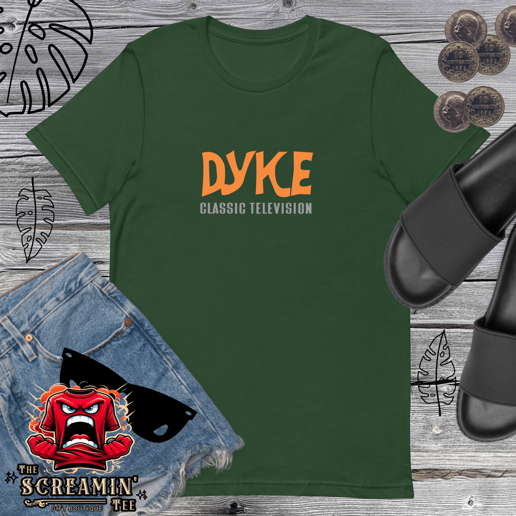 DYKE TV UNISEX TSHIRT